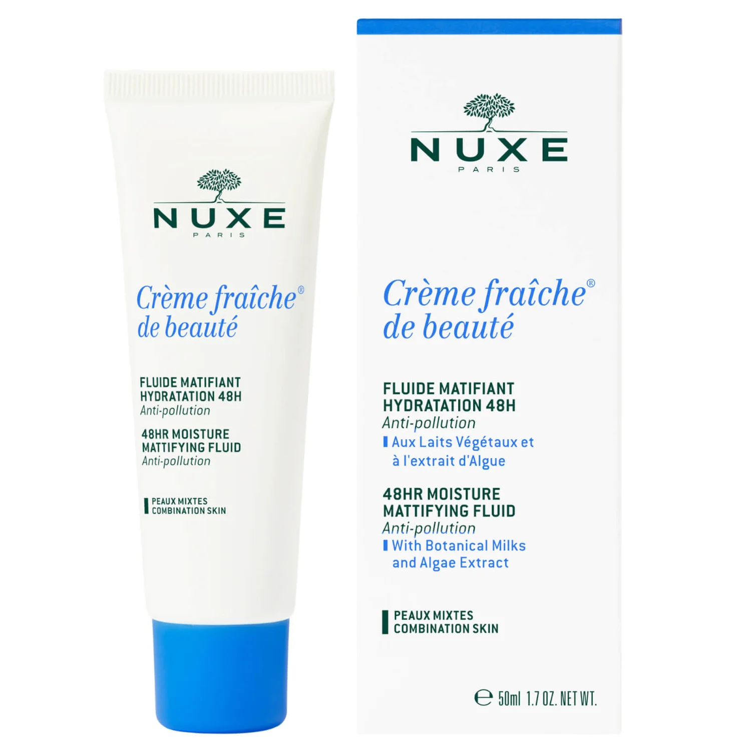 NUXE Crème Fraîche De Beauté 48HR Moisturising Mattifying Fluid 50ml 4 NUXE Crème Fraîche De Beauté 48HR Moisturising Mattifying Fluid 50ml - Image 2
