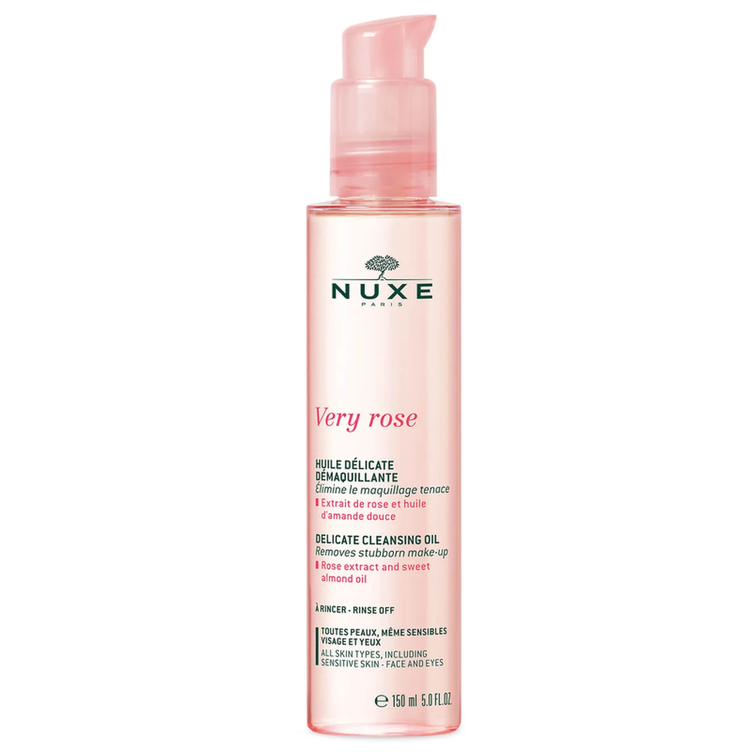NUXE Very Rose Delicate Cleansing Oil 150ml 3 NUXE Very Rose Delicate Cleansing Oil 150ml