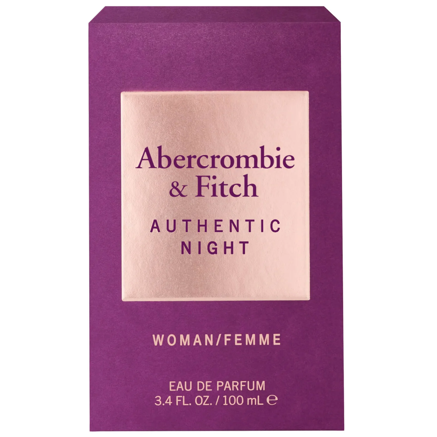 Abercrombie & Fitch Authentic Night Woman Eau De Parfum Spray 100ml 4 Abercrombie & Fitch Authentic Night Woman Eau De Parfum Spray 100ml - Image 2