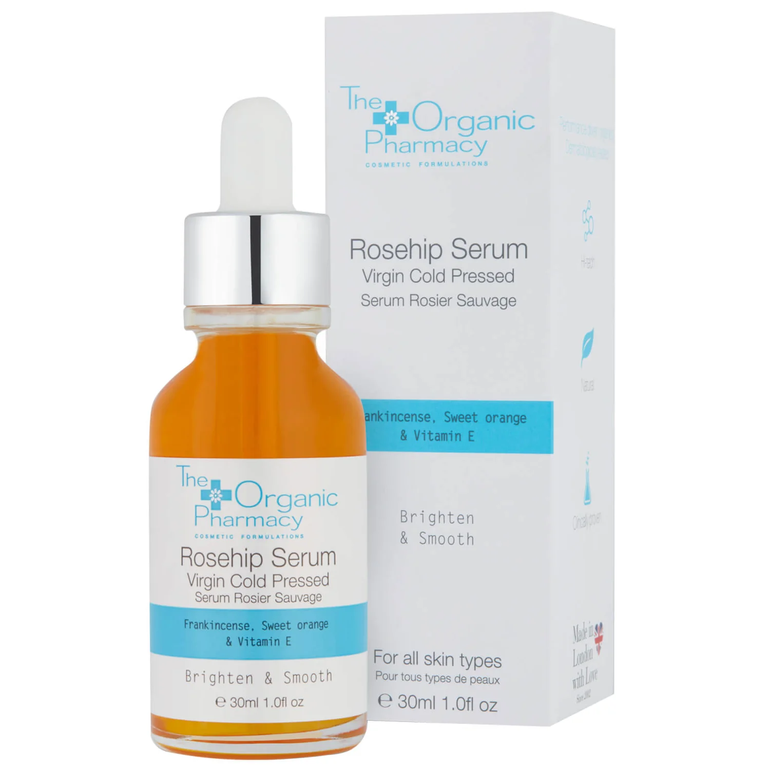 The Organic Pharmacy Virgin Cold Pressed RoseHip Serum 30ml 4 The Organic Pharmacy Virgin Cold Pressed RoseHip Serum 30ml - Image 2