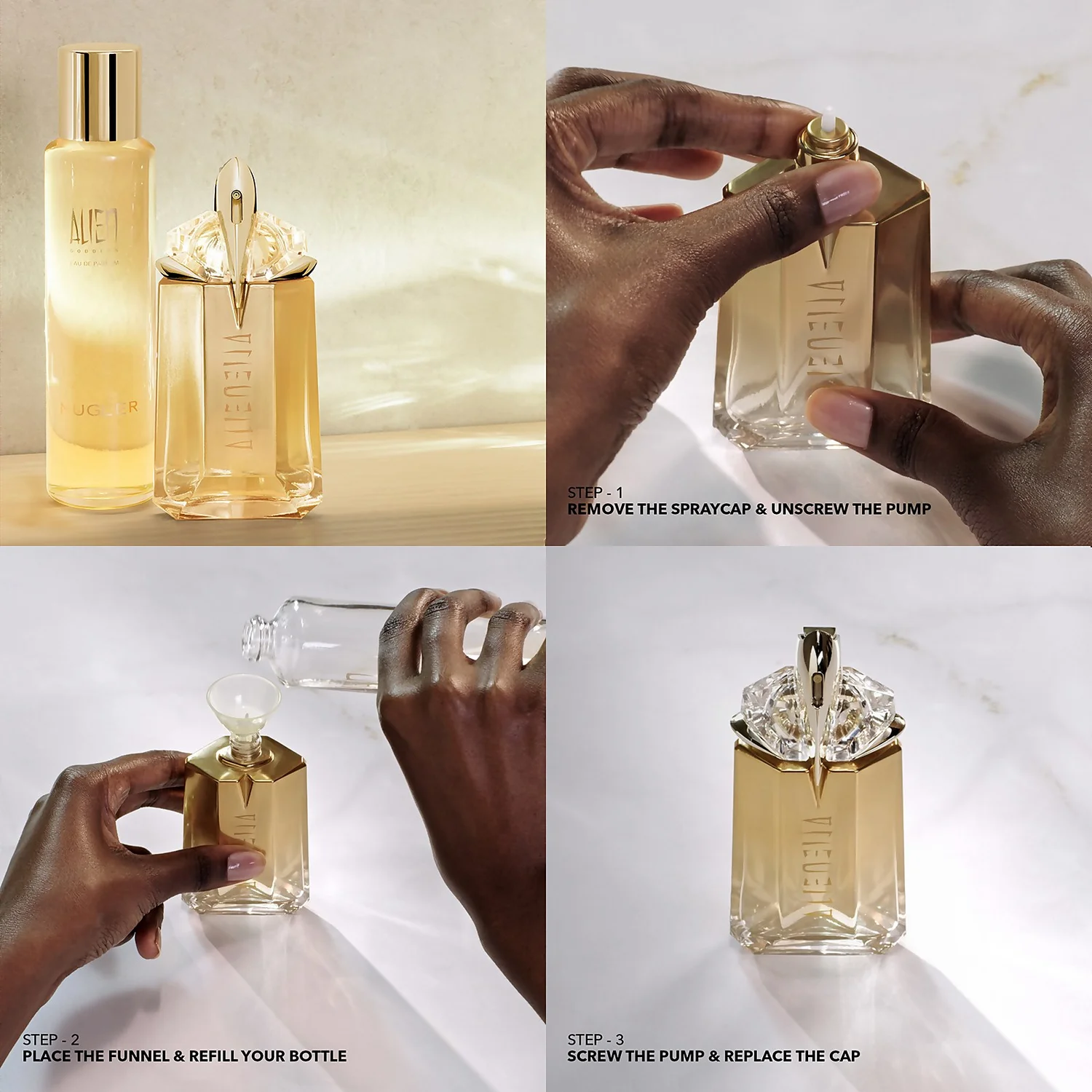 MUGLER Alien Goddess Eau De Parfum Refill Bottle 100ml 6 MUGLER Alien Goddess Eau De Parfum Refill Bottle 100ml - Image 4